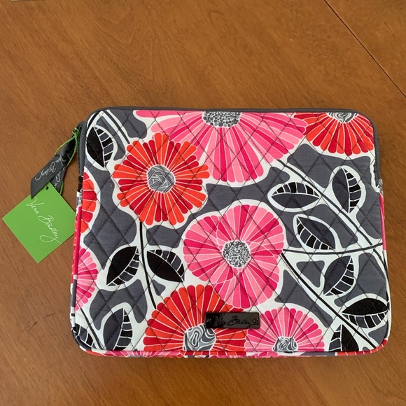 NWT Vera Bradley Tablet Sleeve Cheery Blossoms Cherry computer case - Picture 6 of 11